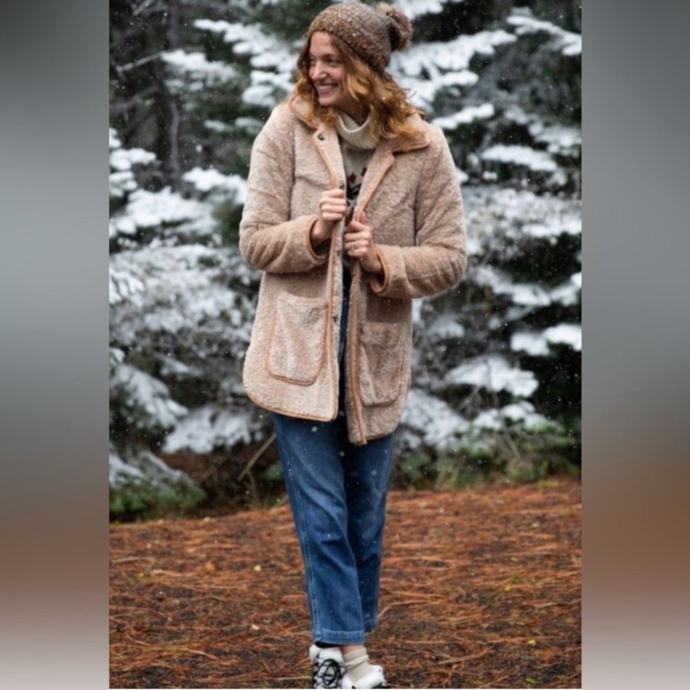 Anthropologie Amina Sherpa Jacket